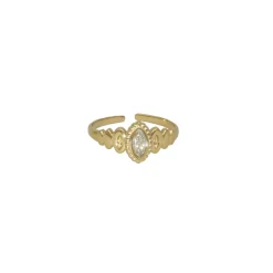 Antique Oval Ring With Stone