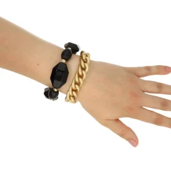 Barrel & Gem Bracelet