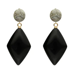 Big Diamond Shaped Earrings