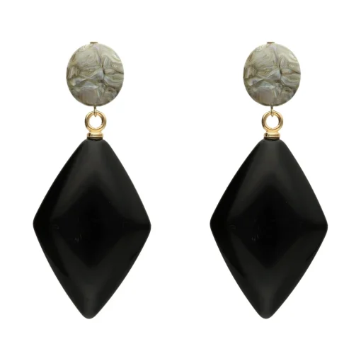 Big Diamond Shaped Earrings