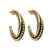 Big Golden Dots Earrings