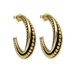 Big Golden Dots Earrings