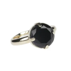 Black Jet Gem Ring