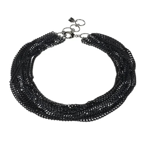 black metal bundle necklace - Camps & Camps