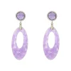Chic Oval Marble Earrings - Camps & Camps