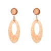 Chic Oval Marble Earrings - Camps & Camps