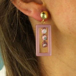 Chique Square Earrings