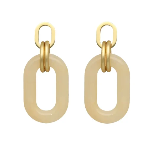 Chunky Oval Dangling