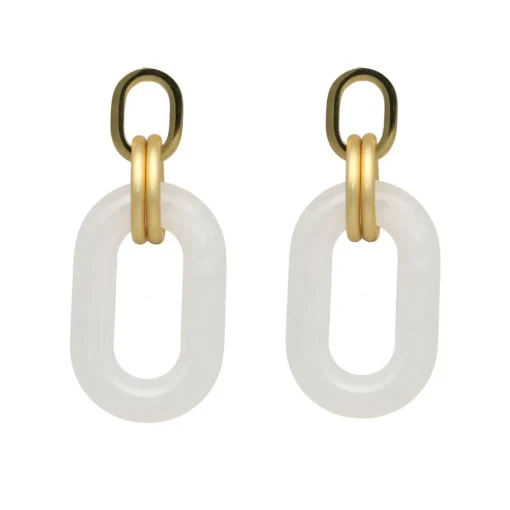 Chunky Oval Dangling