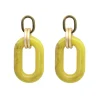 Chunky Oval Dangling