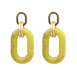 Chunky Oval Dangling