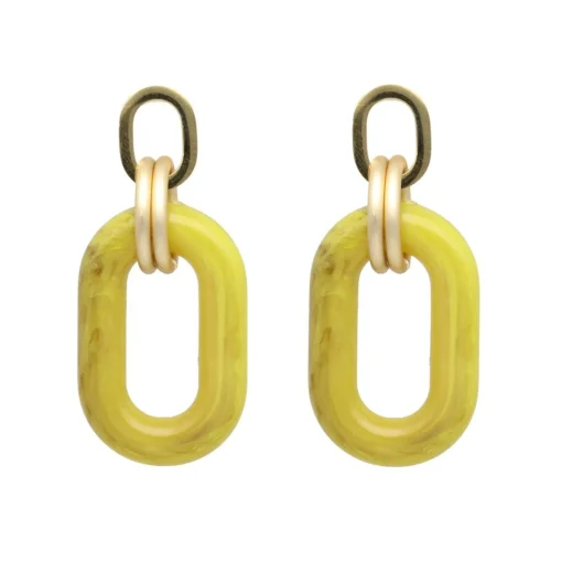 Chunky Oval Dangling