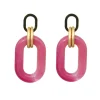 Chunky Oval Dangling