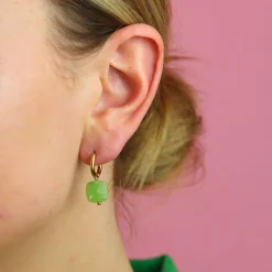 Dangling Gem Earrings