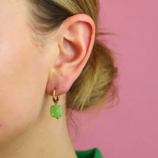 Dangling Gem Earrings