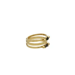 Double Ring with Gems
