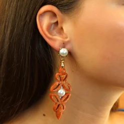 Filigrain Pearl Earrings