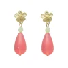 Flower Droplet Earrings