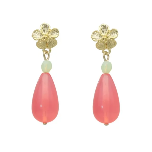 Flower Droplet Earrings