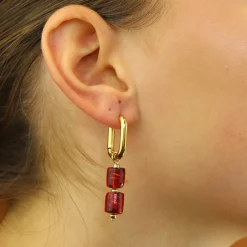 Glass Bead Earrings