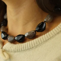 Hollywood Glamour Gem Necklace