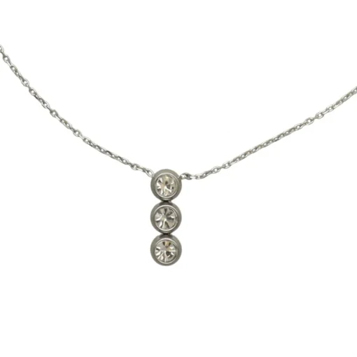 Little Silver Stone Necklace