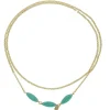 Long Oval Droplet Necklace - Camps & Camps