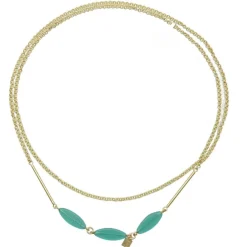 Long Oval Droplet Necklace - Camps & Camps