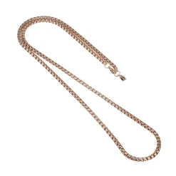 long rose gold venetian chain - Camps & Camps