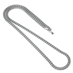 long silver gourmet chain - Camps & Camps
