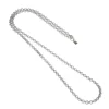 long silver jasseron chain - Camps & Camps