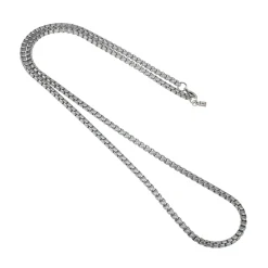 long silver venetian chain - Camps & Camps