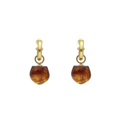 Marble Glass Earrings