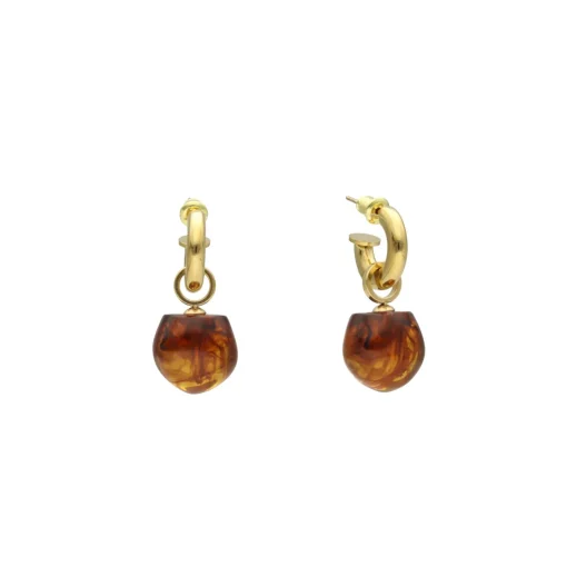 Marble Glass Earrings