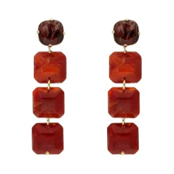 Marble Pebble Earrings