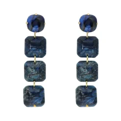 Marble Pebble Earrings