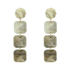 Marble Pebble Earrings