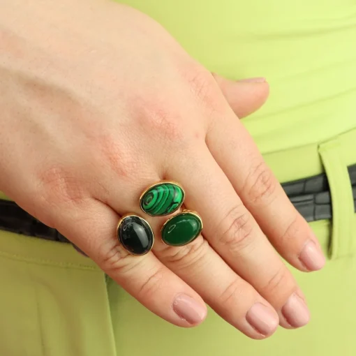 Mixed Gem Ring