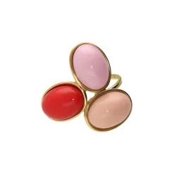 Mixed Pebble Ring