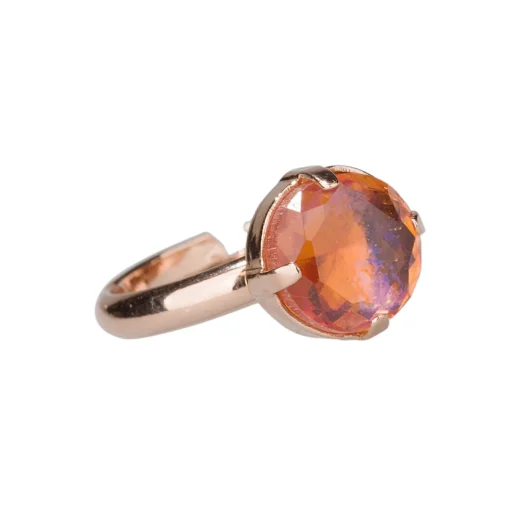 Orange Opal Gem Ring