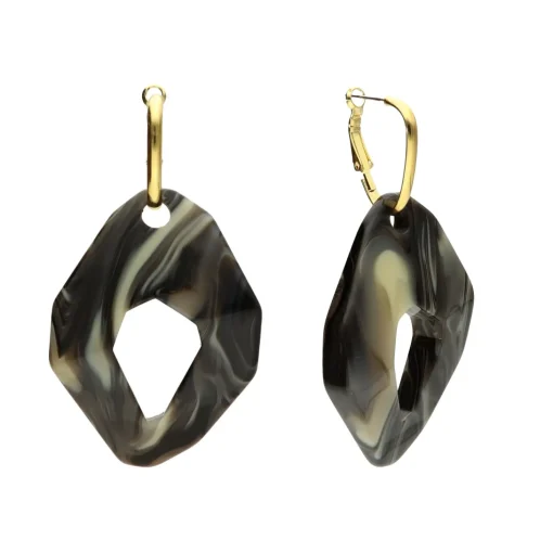 Organic Marbled Earrings