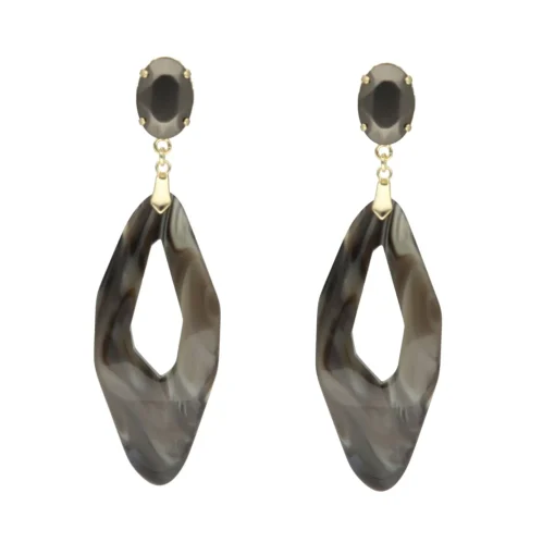 Organic Marbled Earrings