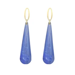 Oval Blueberry Swirl Drop 