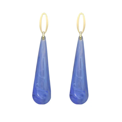 Oval Blueberry Swirl Drop 