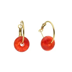 Oval Dangling Earrings