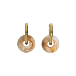 Oval Dangling Earrings