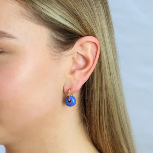 Oval Dangling Earrings