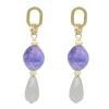 Oval Droplet Earrings