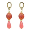 Oval Droplet Earrings