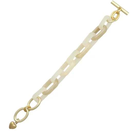 Oval link bracelet